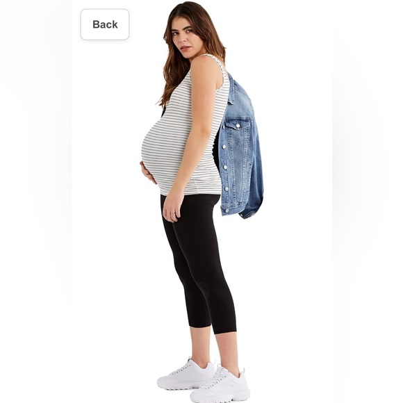 Striped maternity tank from a pea in the pod - Picture 2 of 3